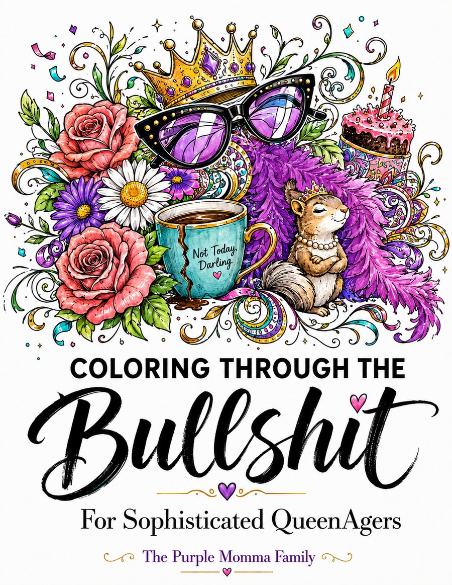 Coloring Through the Bullshit book cover