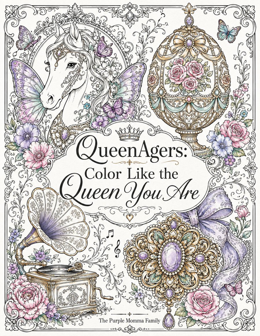 QueenAgers: Color Like the Queen You Are book cover