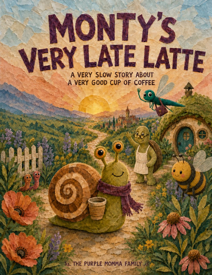 Monty's Very Late Latte book cover