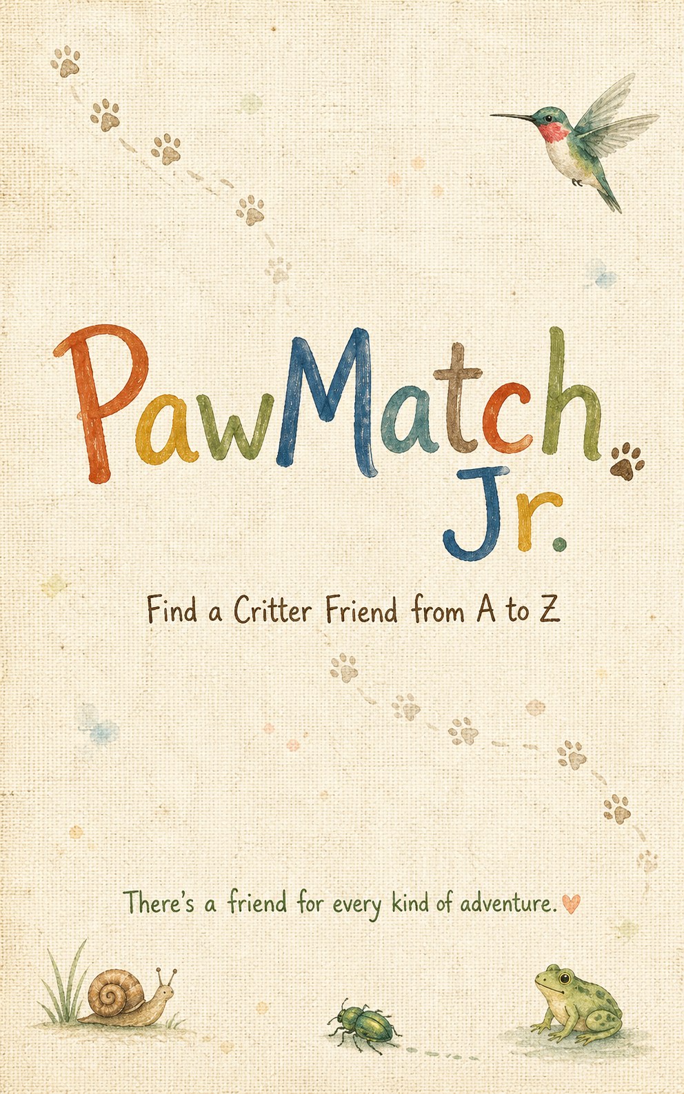 PawMatch Jr book title page